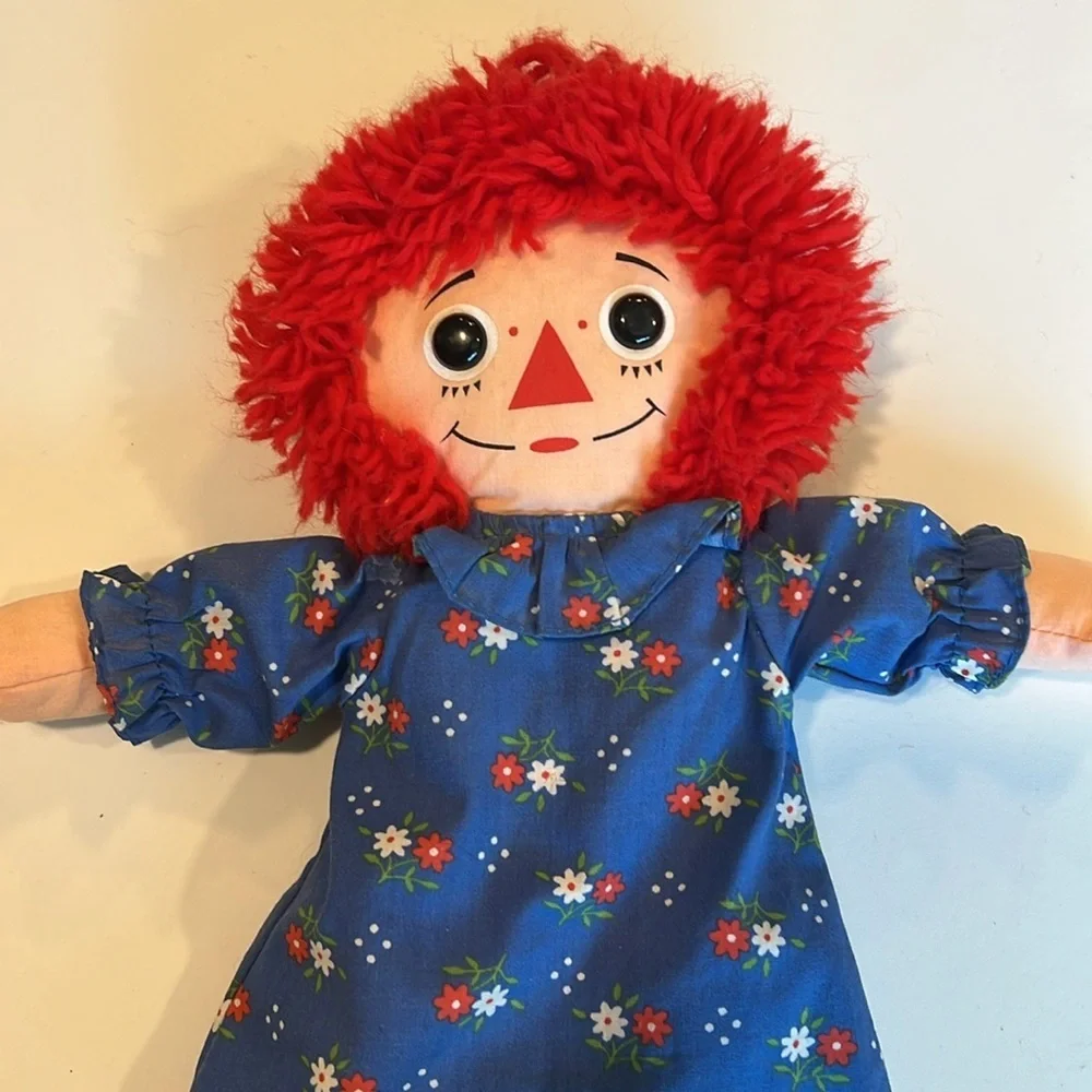 Playskool‎ - raggedy Ann, 12” blue dress, 80s